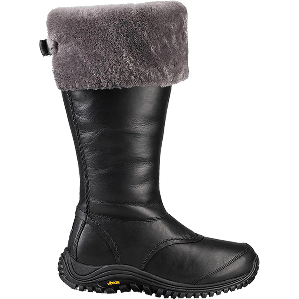 Womens Ugg Women's UGG Miko Black Leather Black Leather