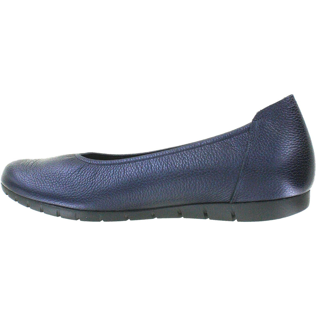 Womens Sabrinas Women's Sabrinas Bruselas 85020 with Removable Arch Support Footbed Navy Pebbled Leather Navy Pebbled Leather