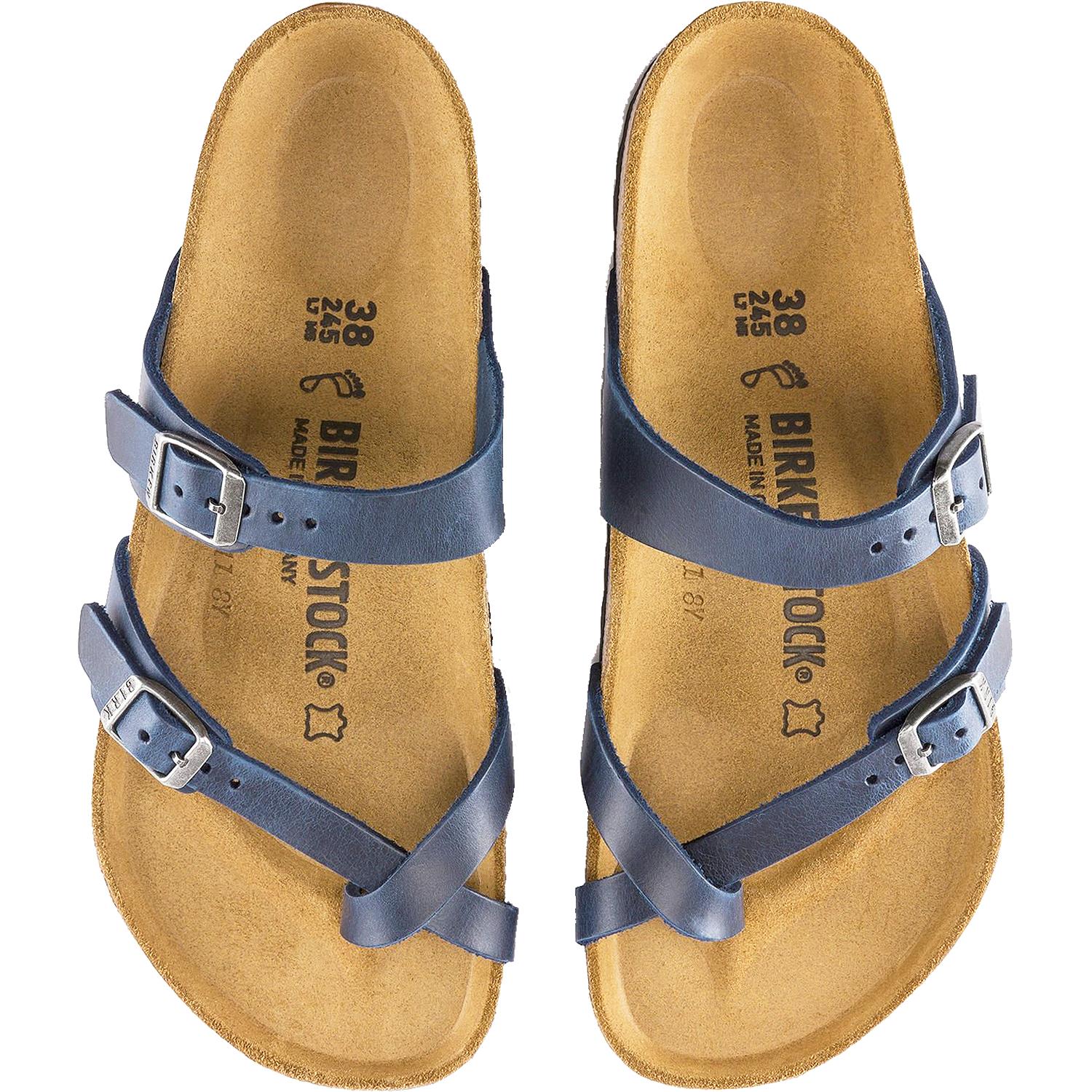 Women's Birkenstock Mayari Blue Oiled Leather – Footwear etc.