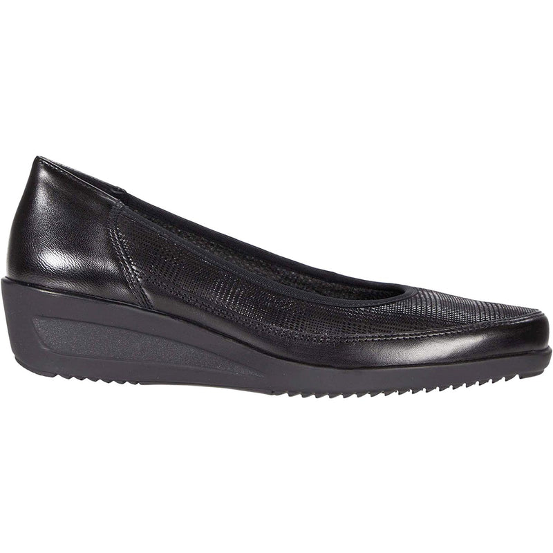 Women's Ara Shoes Zoelle Black Nappasoft/Glenkid Leather/Patent