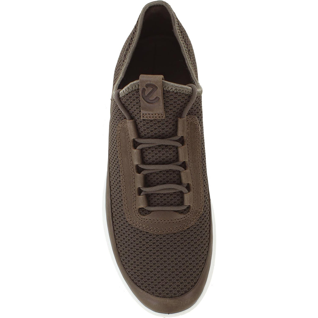 Mens Ecco Men's Ecco Soft 7 Runner Sneaker Dark Clay Leather/Mesh Dark Clay Leather/Mesh