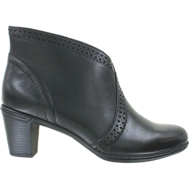 Women's Rockport Cobb Hill Rashel V-Cut Boot Black Leather