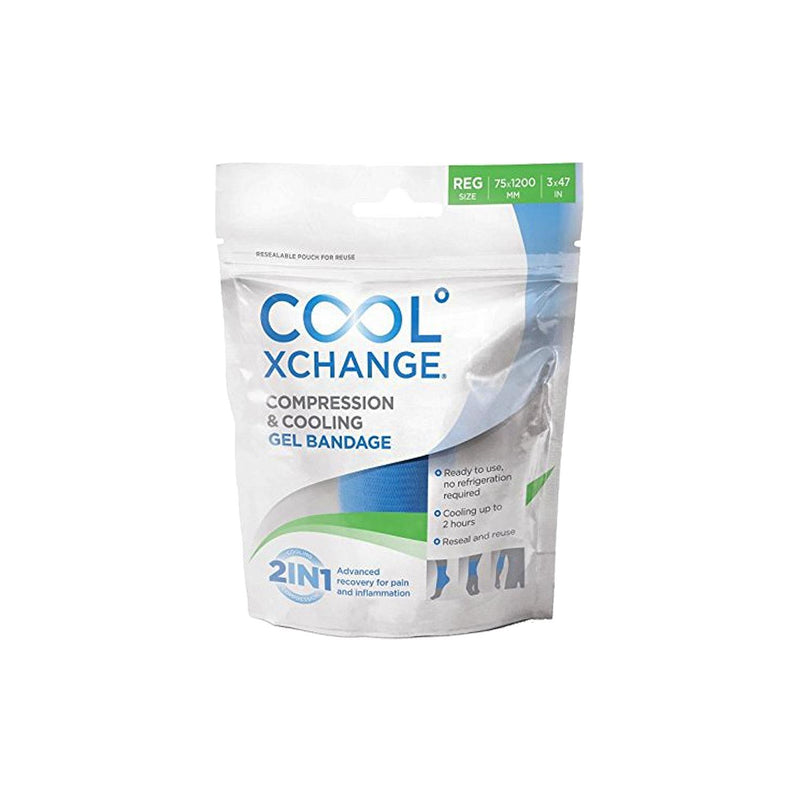 Unisex Cool Xchange Compression and Cooling Gel Bandage Blue