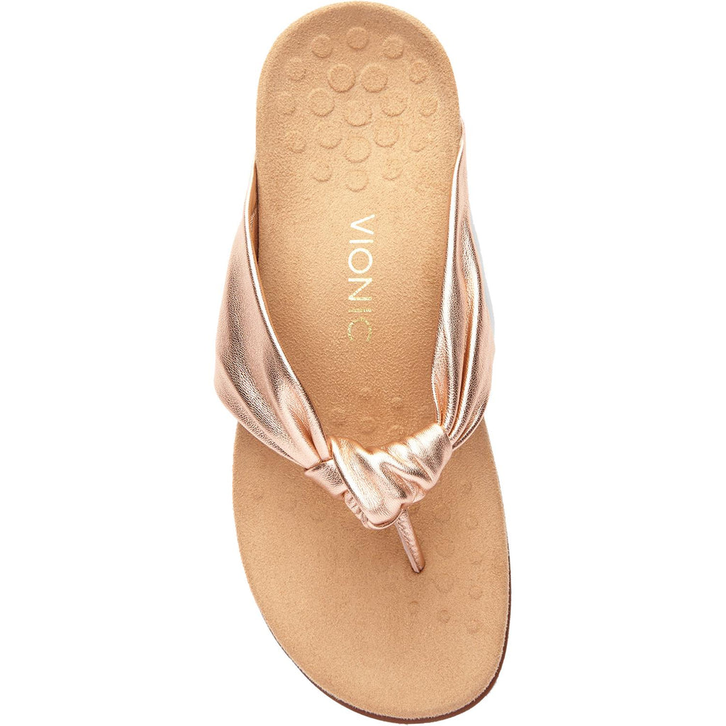 Womens Vionic Women's Vionic Pippa Rose Gold Leather Rose Gold Leather