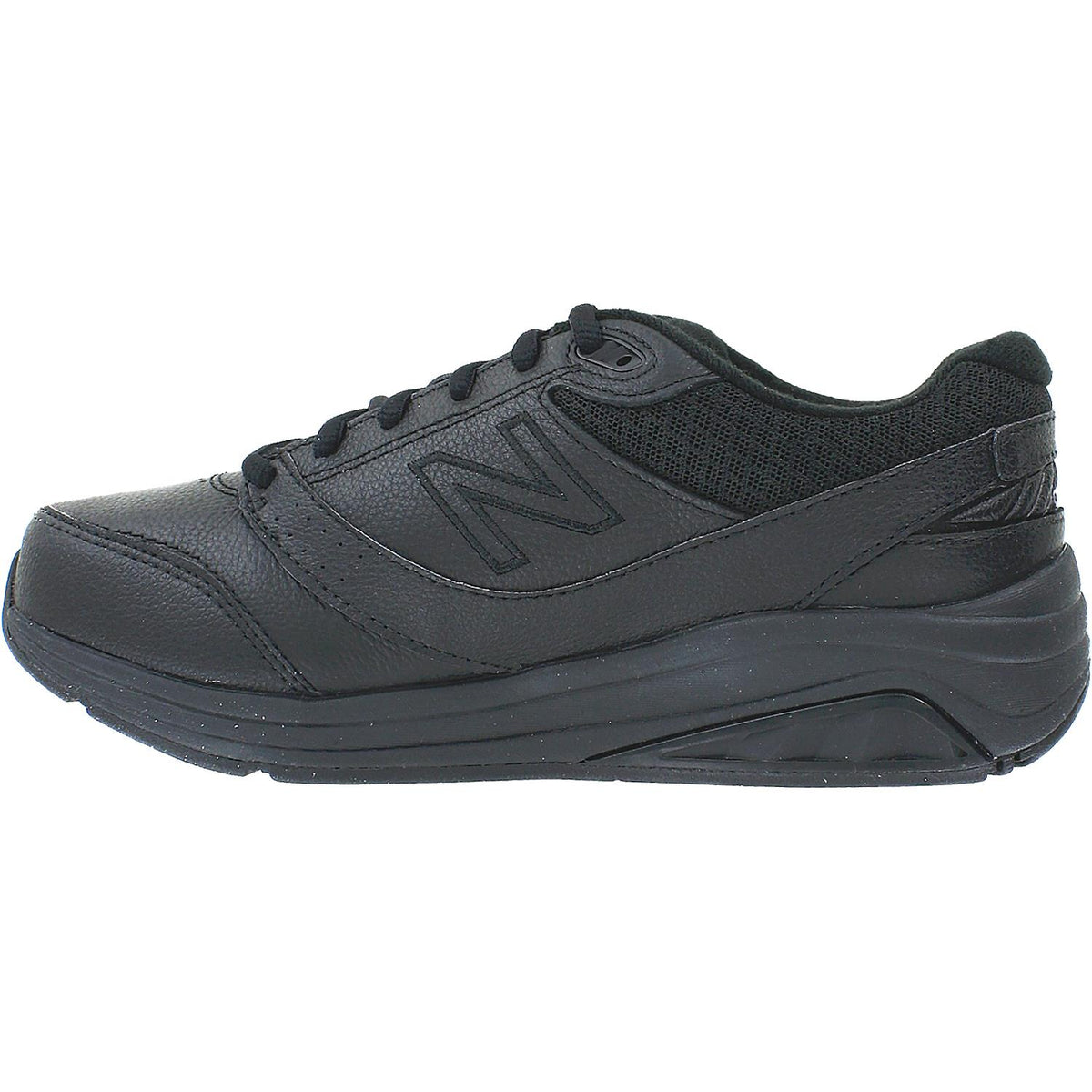 Women's New Balance WW928BK3 Walking Shoes Black Leather – Footwear etc.