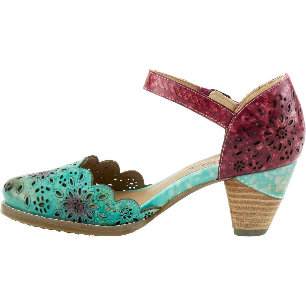 Womens L'artiste by spring step Women's L'Artiste by Spring Step Parchetta Blue Multi Leather Blue Multi Leather