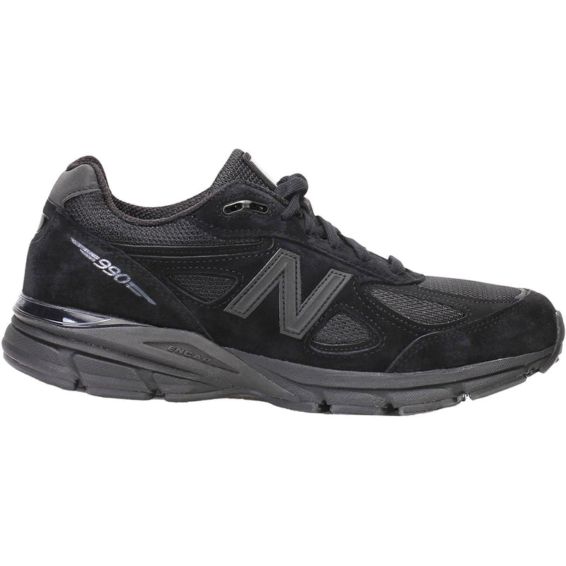 Men's New Balance M990BB4 Running Shoes Black/Black Leather/Mesh