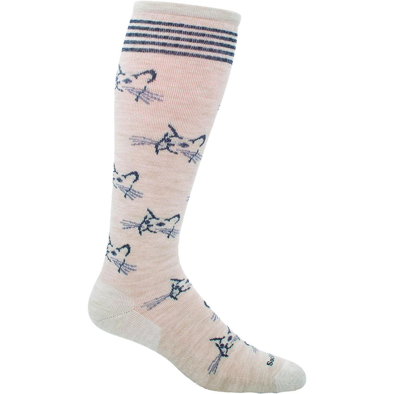 Women's Sockwell Feline Fancy Knee High Socks 15-20 mmHg Barley