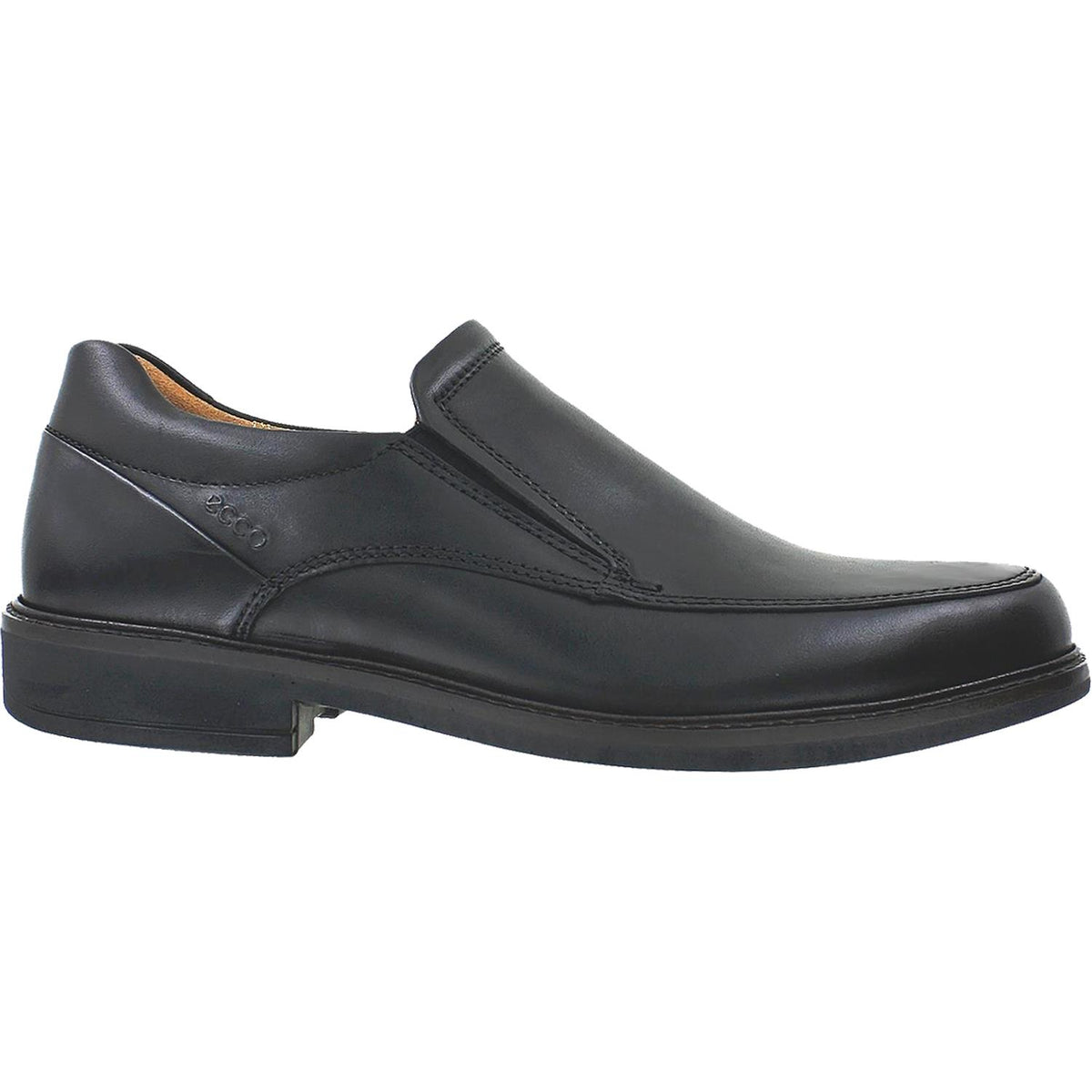 Men's Ecco Holton Apron Toe Slip-On Black Leather – Footwear etc.