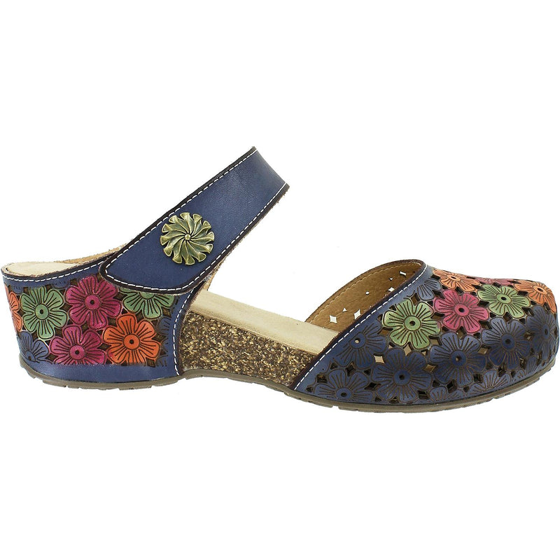 Women's Spring Step Spikey Blue Multi Leather