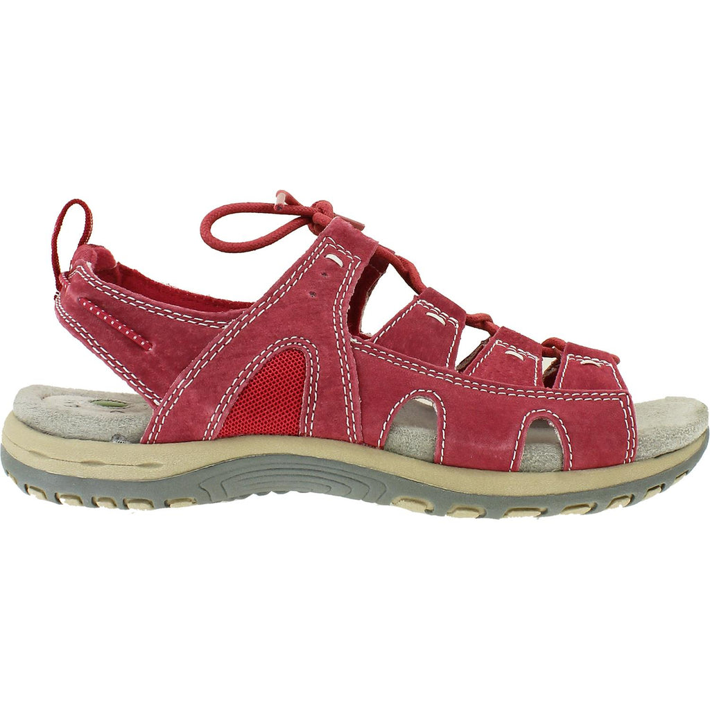 Womens Earth Women's Earth Sassy Red Suede Red Suede