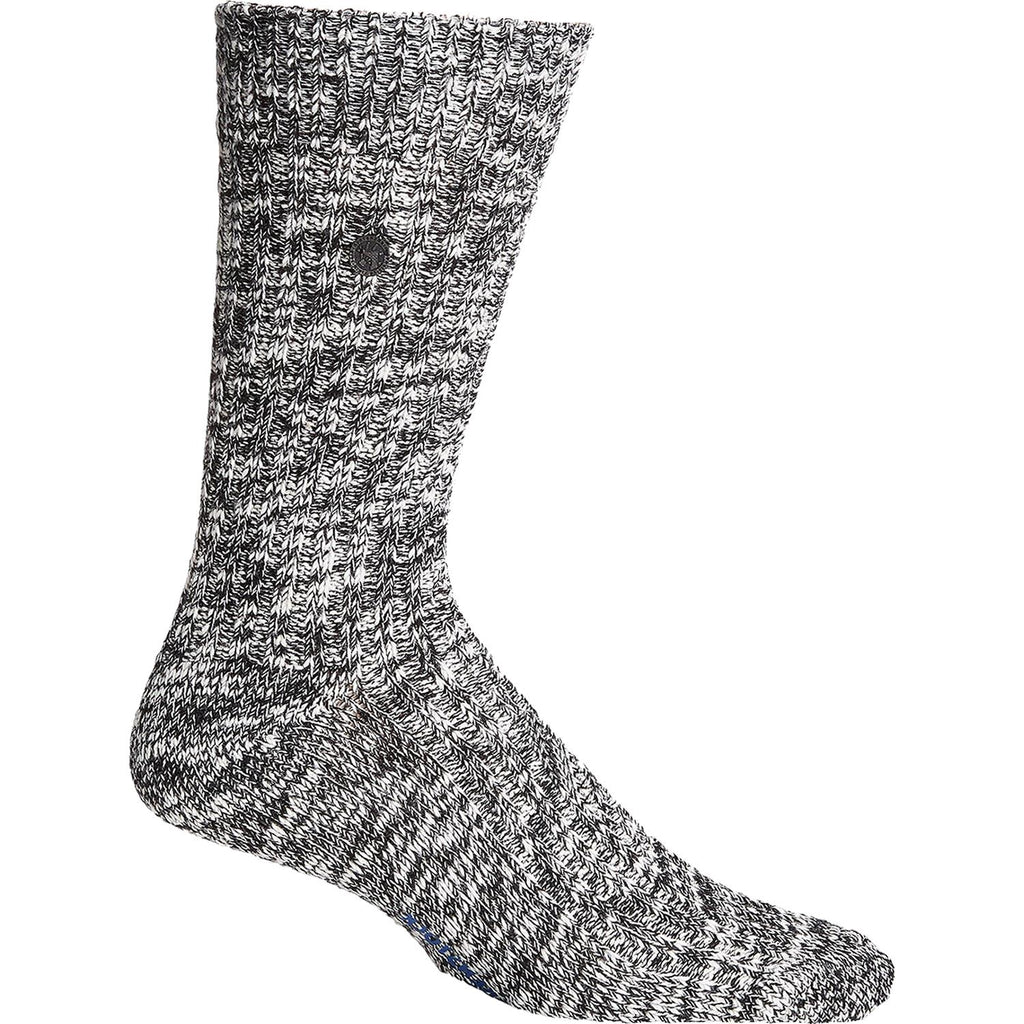 Mens Birkenstock Men's Birkenstock Cotton Slub Socks Black/Grey Black/Grey