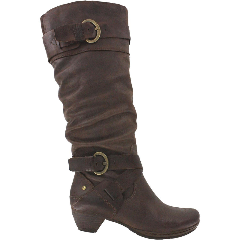 Women's Pikolinos Brujas Boot 801-8004 Chocolate Leather