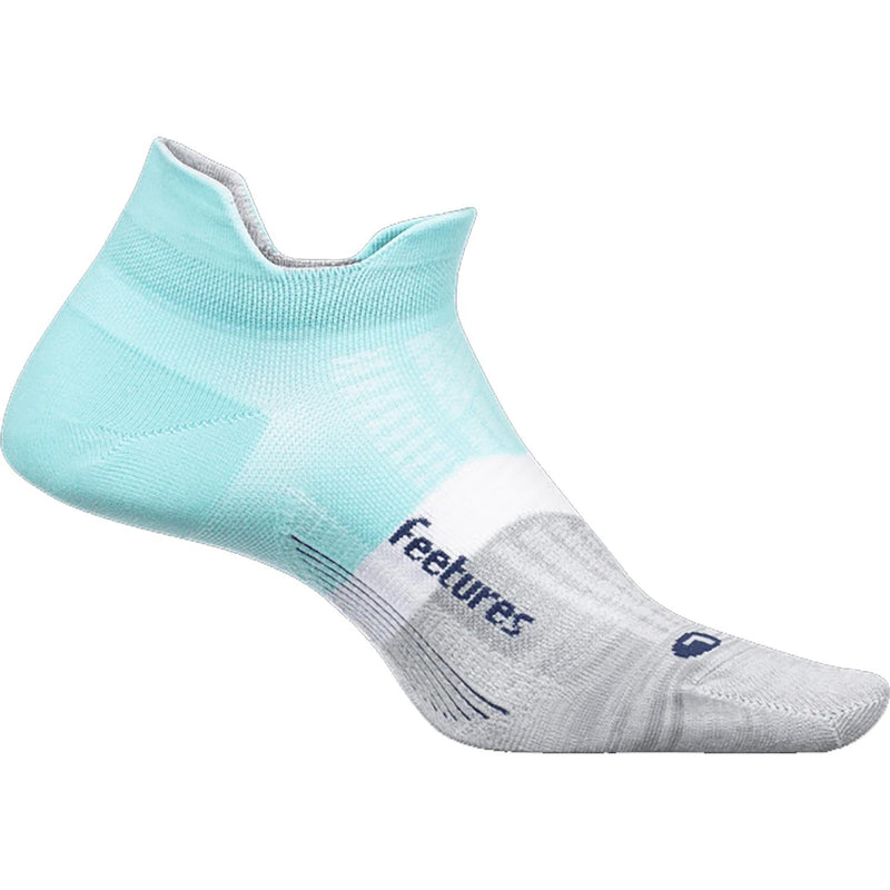 Unisex Feetures Elite Max Cushion No Show Tab Socks Purist Blue