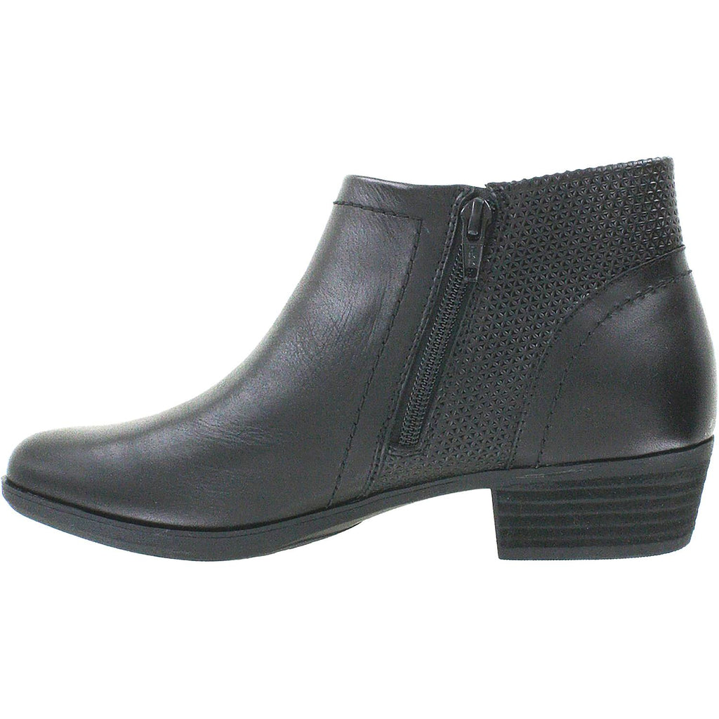 Womens Rockport Women's Rockport Cobb Hill Oliana Panel Bootie Black Leather Black Leather