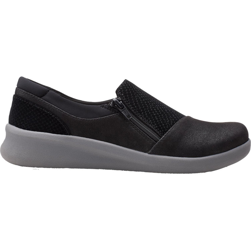 Women's Clarks Cloudsteppers Sillian 2.0 Day Black Fabric