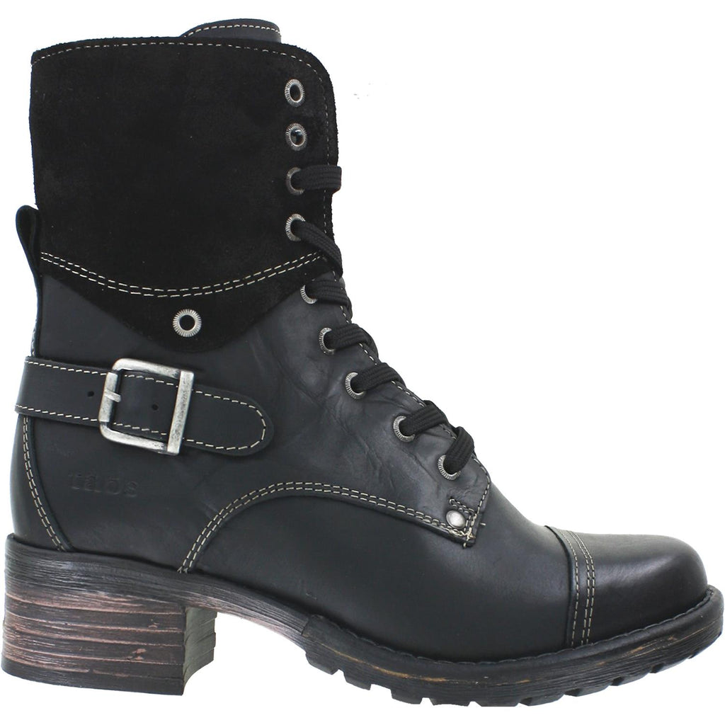Womens Taos Women's Taos Crave Black Leather Black Leather