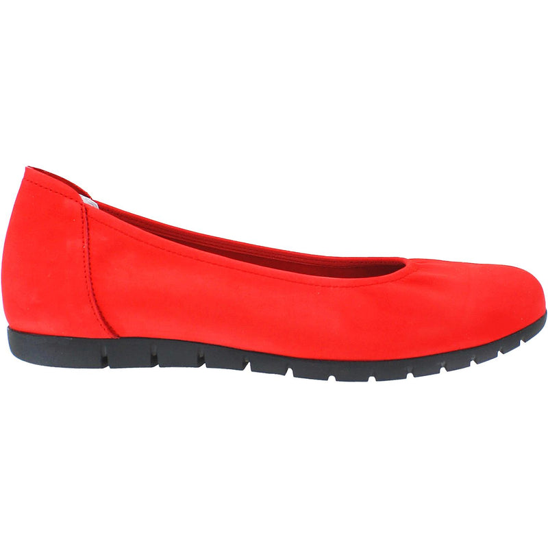 Women's Sabrinas Bruselas 85009 with Removable Arch Support Footbed Red Nubuck