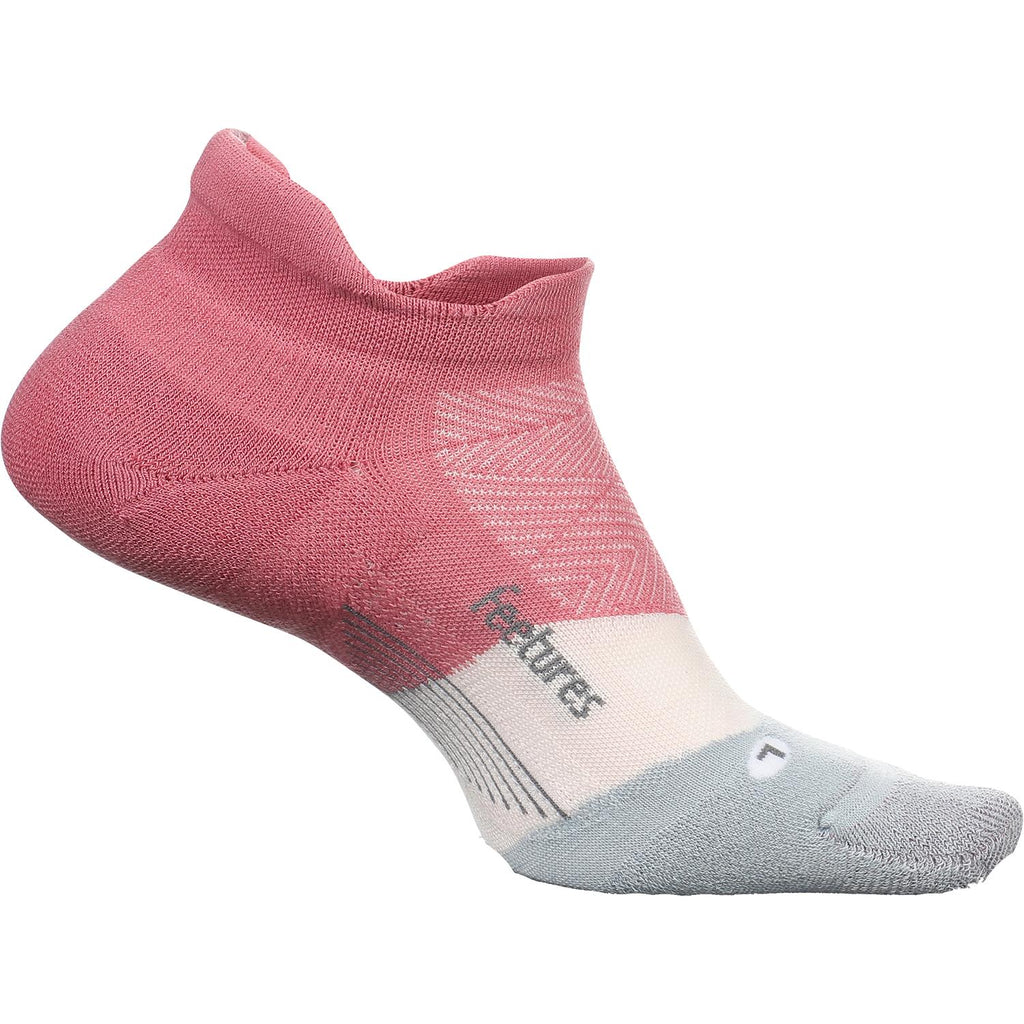 Womens Feetures Women's Feetures Elite Max Cushion No Show Tab Socks Polychrome Pink Polychrome Pink