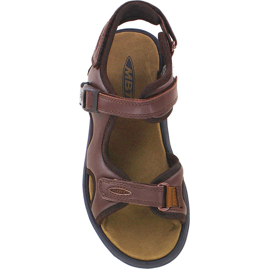 Womens Mbt Women's MBT Kisumu 3S Brown Leather Brown Leather