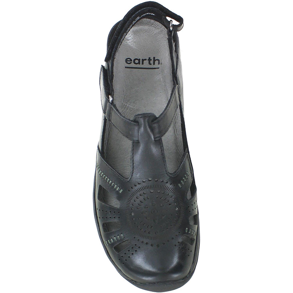 Womens Earth Women's Earth Curie Black Leather Black Leather