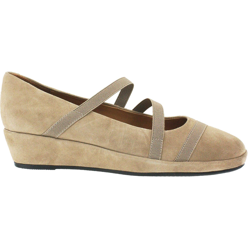 Womens L'amour des pieds Women's L'Amour Des Pieds Berency Taupe Kid Suede Taupe Kid Suede