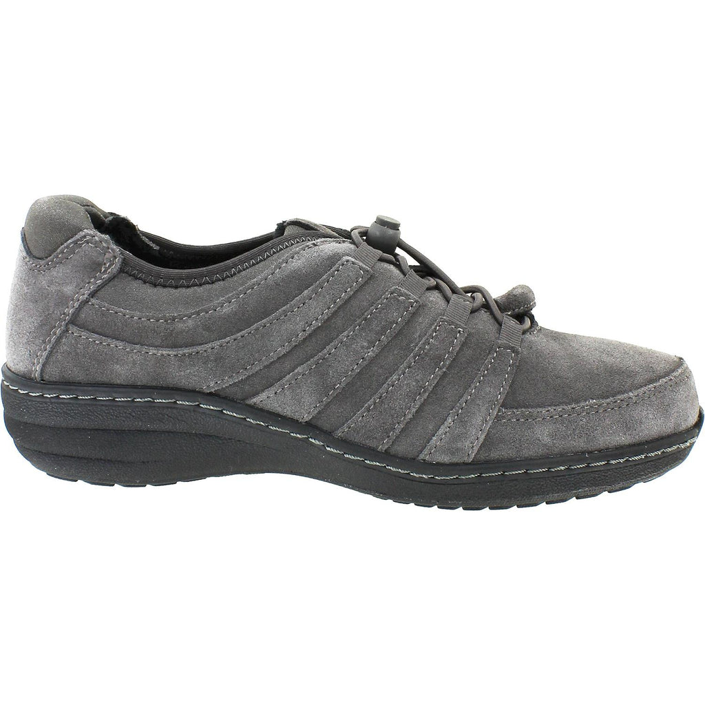 Womens Aetrex Women's Aetrex Laney Charcoal Suede Charcoal Suede