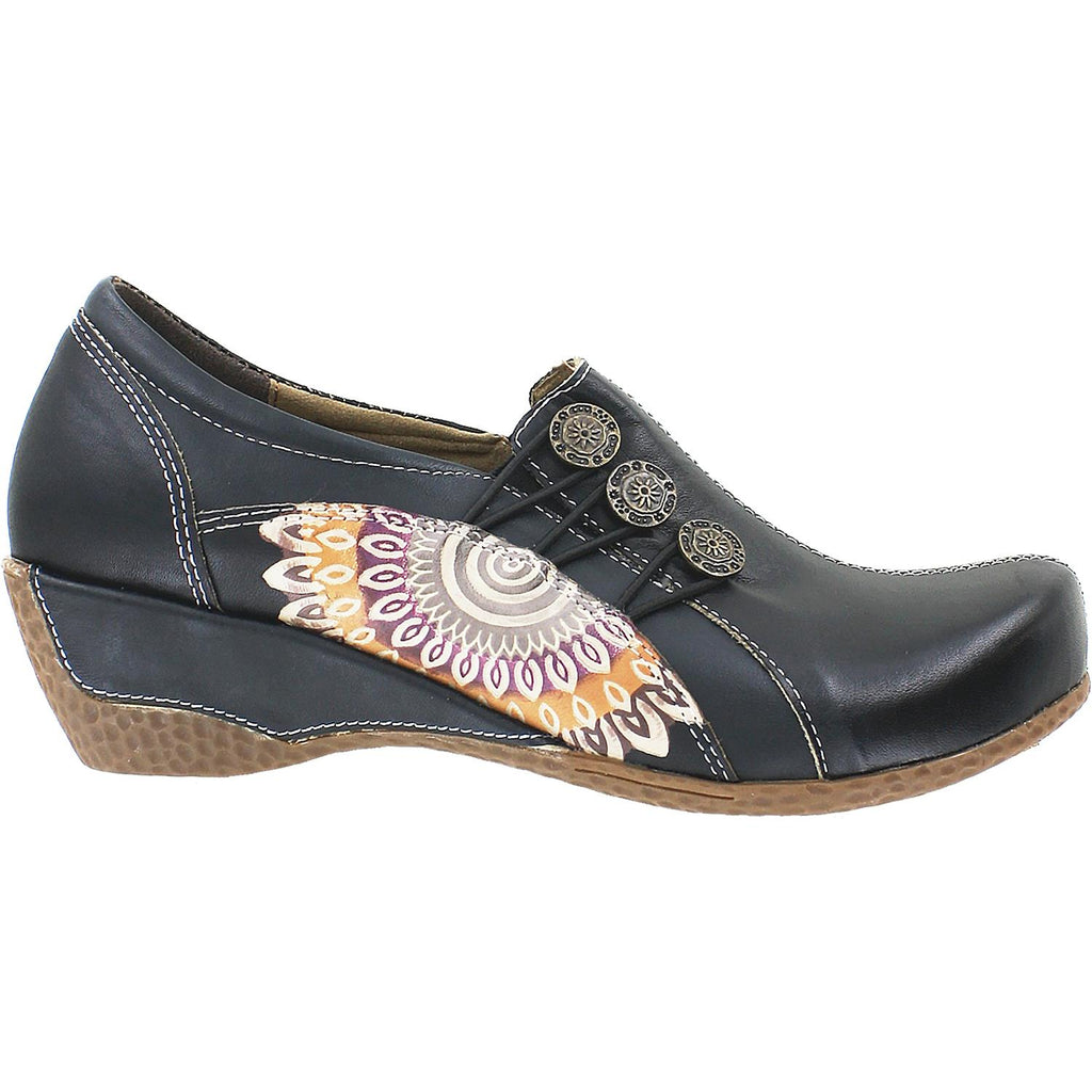 Womens L'artiste by spring step Women's Spring Step Agacia Black Leather Black Leather
