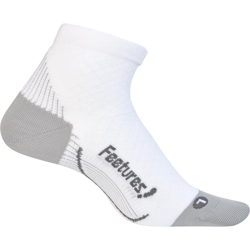 Unisex Feetures Plantar Fasciitis Relief Light Cushion Quarter Socks