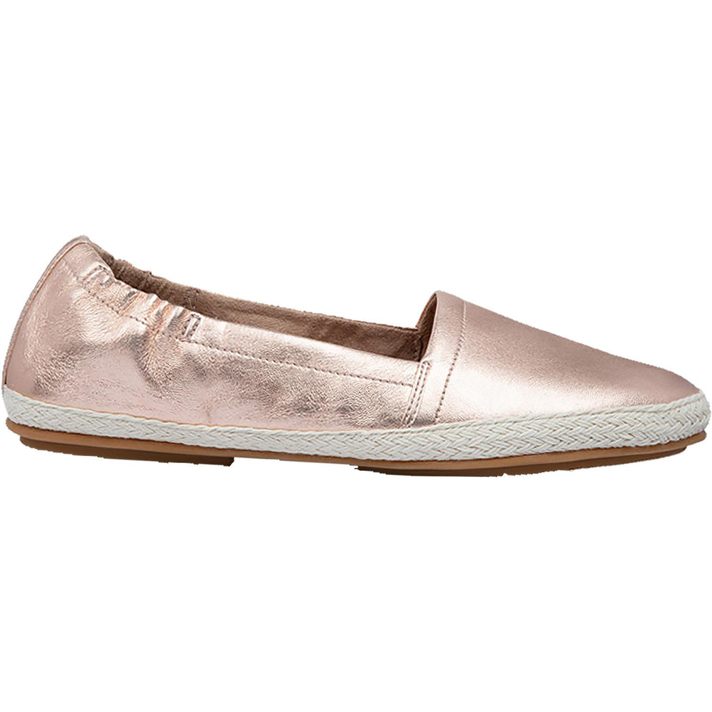 Womens Fit flop Women's Fit Flop Siren Espadrille Rose Gold Leather Rose Gold Leather