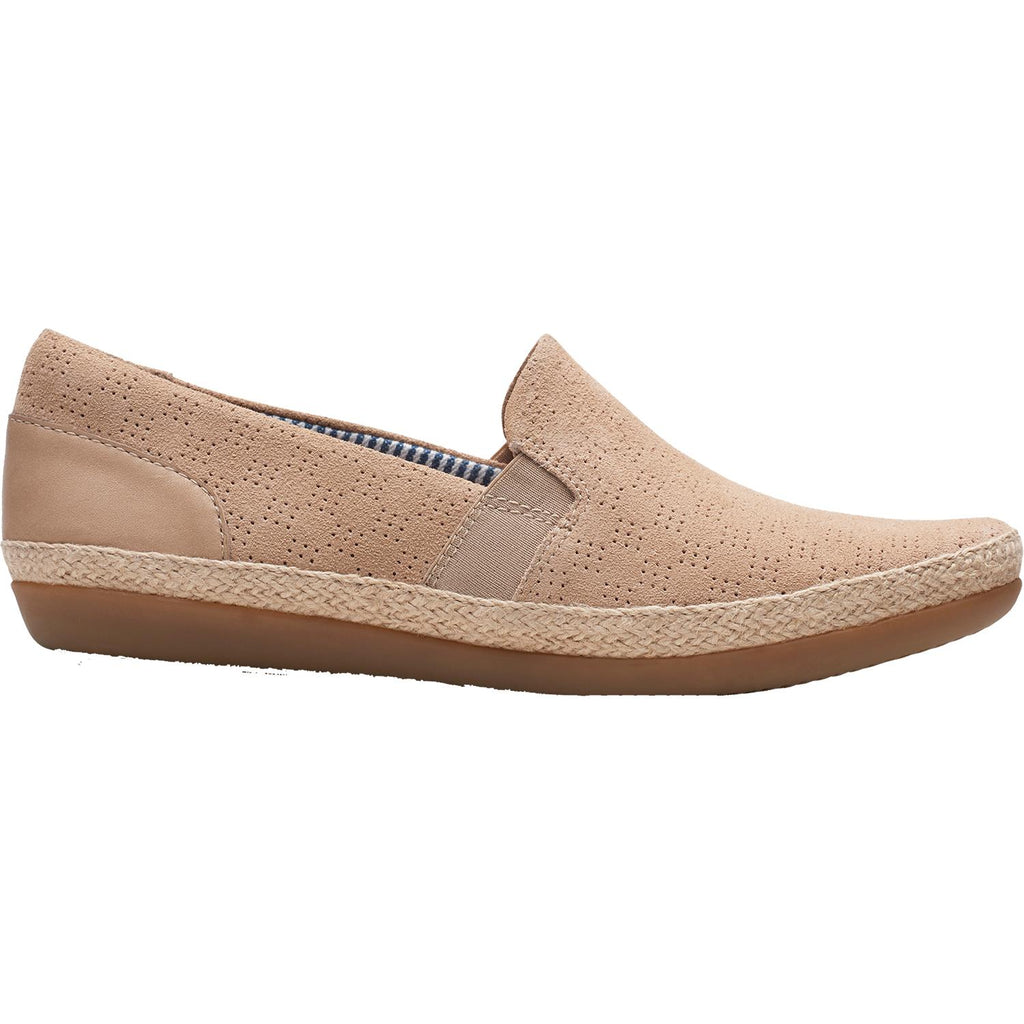 Womens Clarks Women's Clarks Danelly Rae Sand Suede Sand Suede