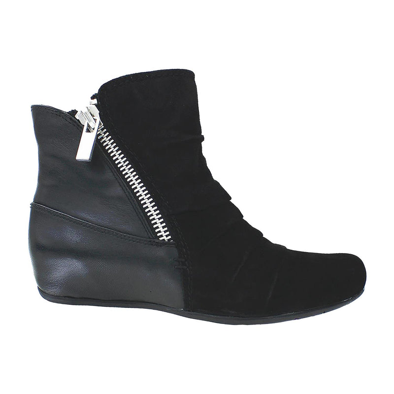 Women's Earthies Pino Black Suede/Leather
