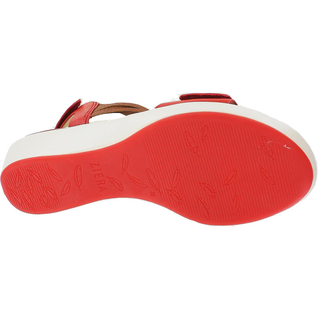 Womens Ziera Women's Ziera Gayle Red/Spice Leather Red/Spice Leather
