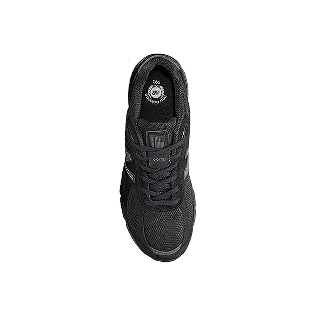 Mens New balance Men's New Balance M990BB4 Running Shoes Black/Black Leather/Mesh Black/Black Leather/Mesh