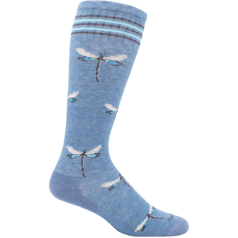 Women's Sockwell Dragonfly Knee High Socks 15-20 mmHg Bluestone Shimmer