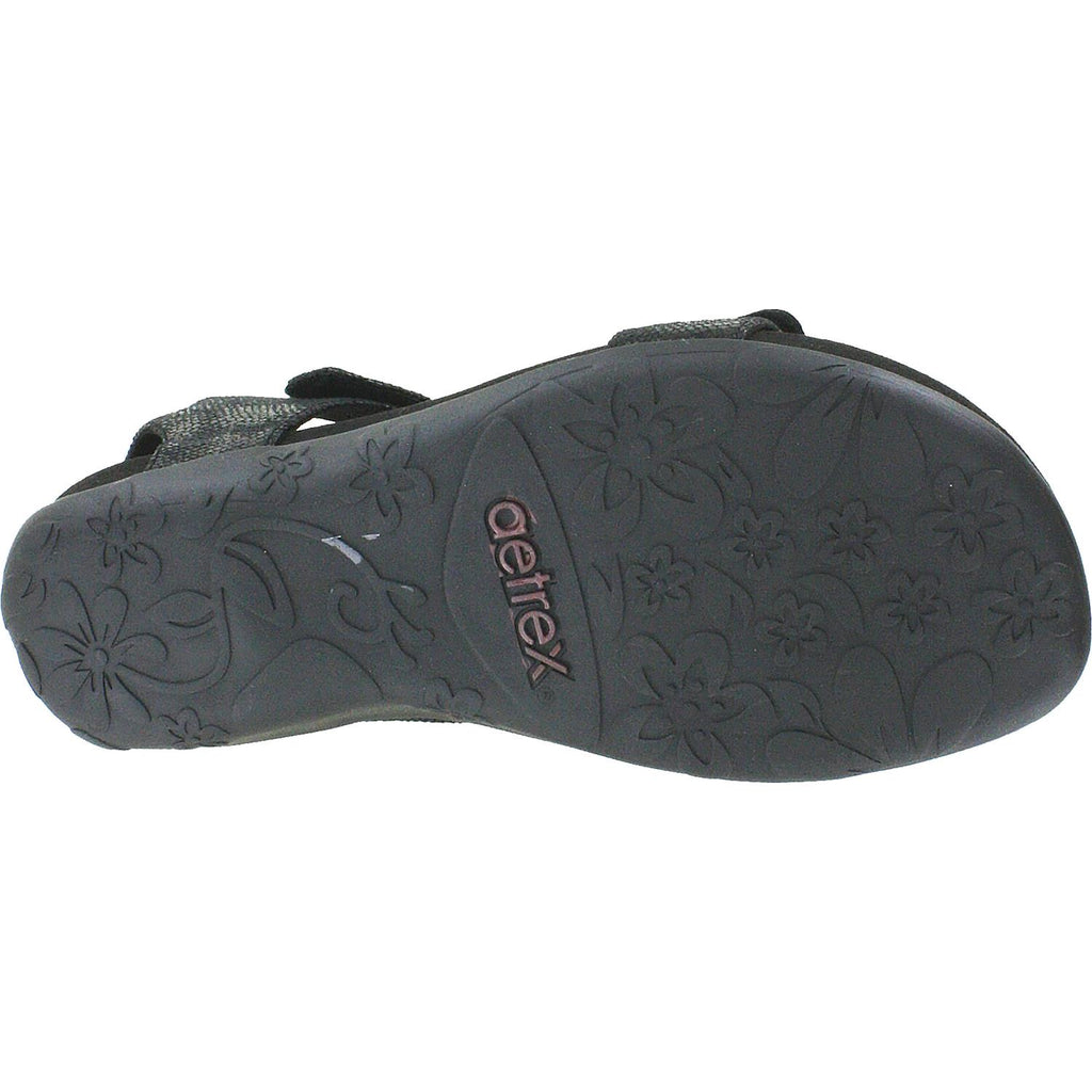 Womens Aetrex Women's Aetrex Maria Jeweled Black Synthetic Black Synthetic