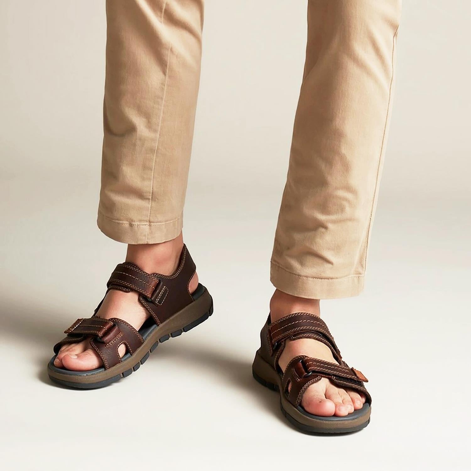Men's Clarks Brixby Shore Dark Brown Leather – Footwear etc.