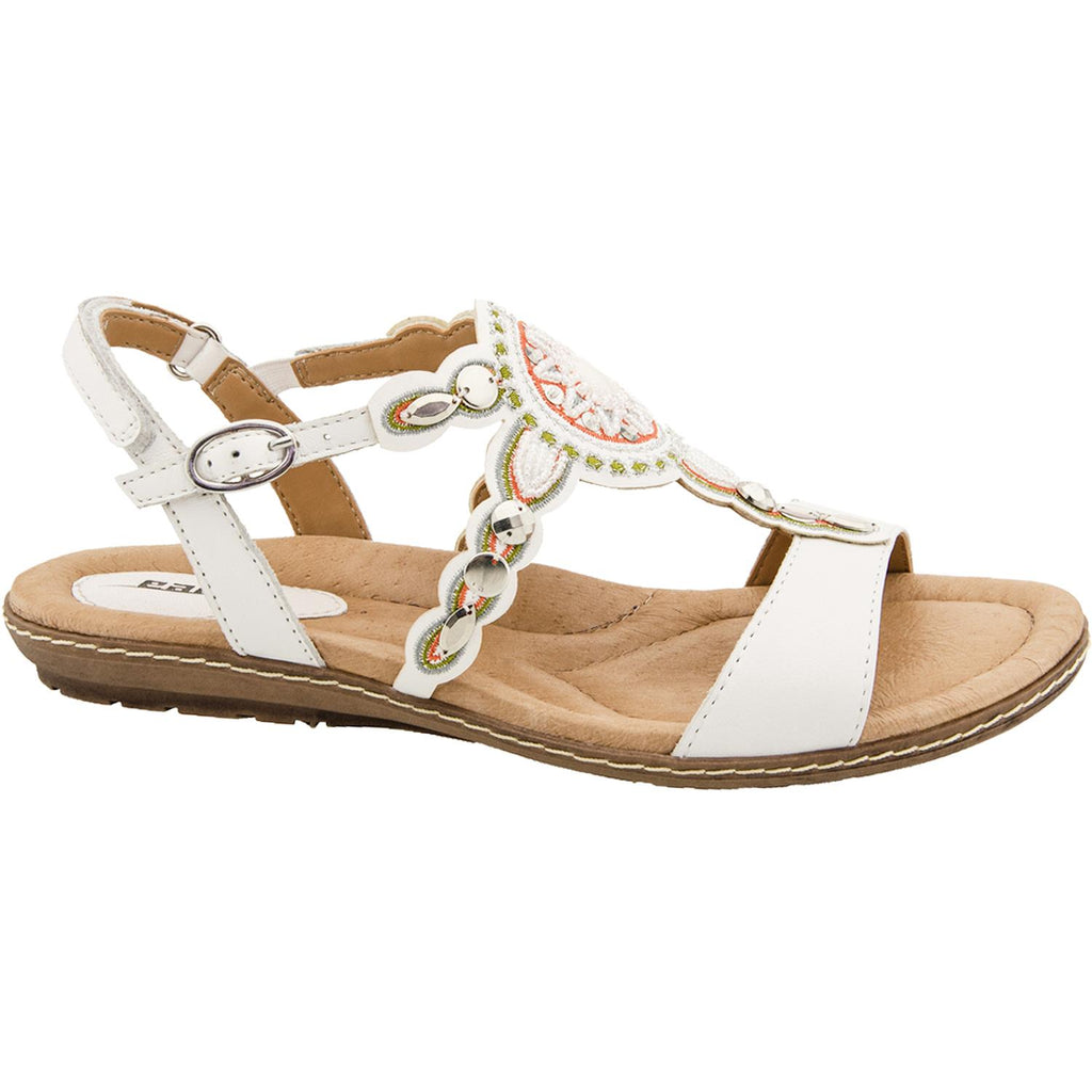 Womens Earth Women's Earth Sunbeam White Leather White Leather