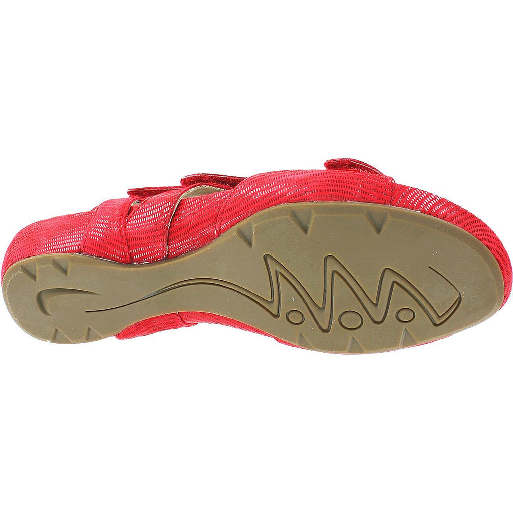 Womens Earthies Women's Earthies Nova Bright Red Suede Bright Red Suede
