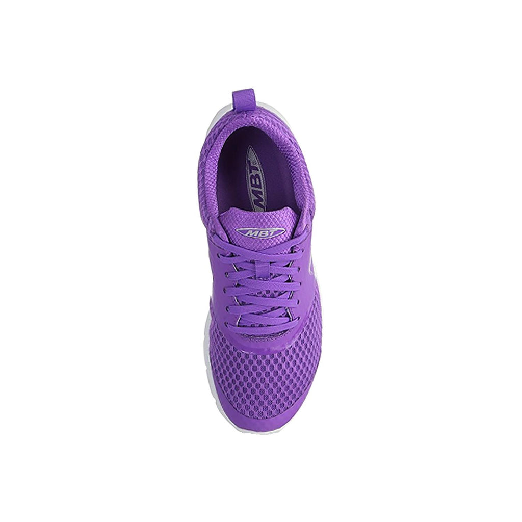 Womens Mbt Women's MBT Speed 17 Lace Up Running Shoe Purple Mesh Purple Mesh