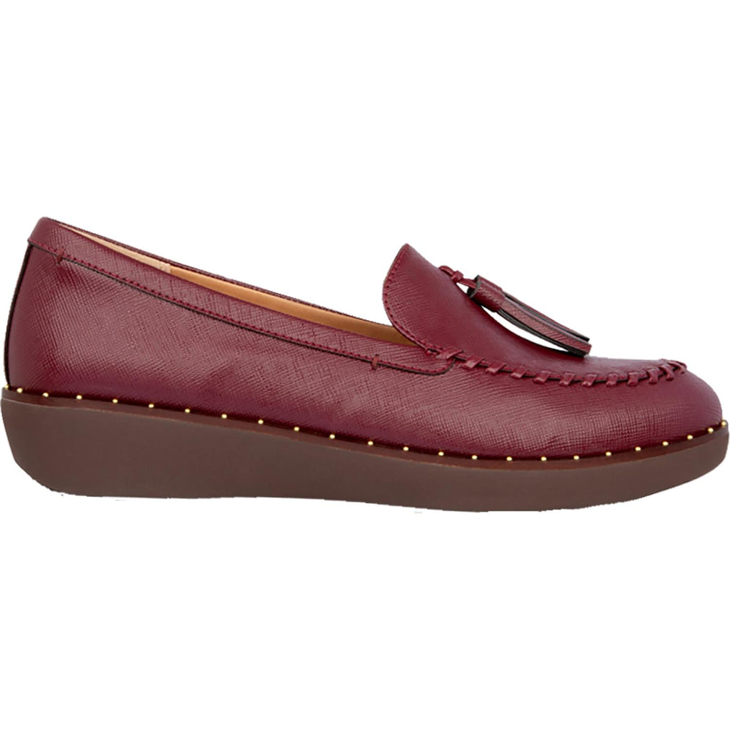 Womens Fit flop Women's Fit Flop Petrina Lingonberry Leather Lingonberry Leather