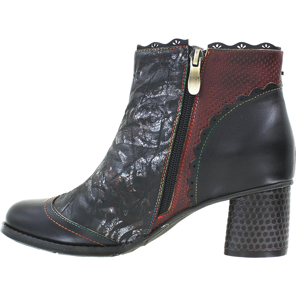 Womens L'artiste by spring step Women's Spring Step Lizeit Black Multi Leather Black Multi Leather