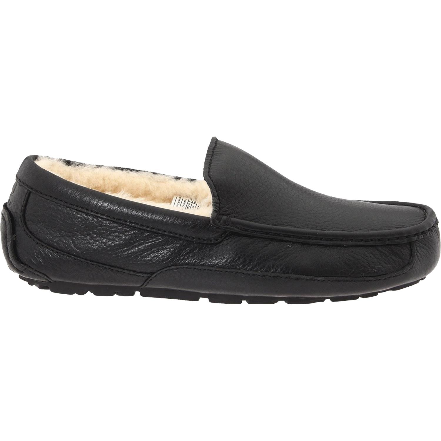 Men's UGG Ascot Black Leather – Footwear etc.