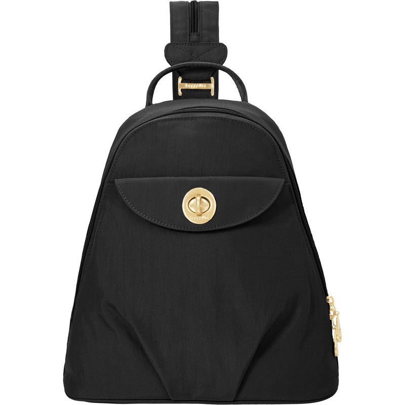 Women's Baggallini Dallas Convertible Backpack Black Nylon