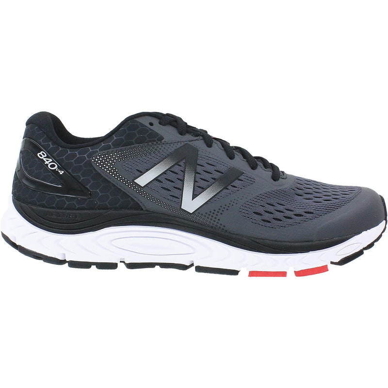 Men's New Balance M840GR4 Running Shoes Magnet/Energy Red Synthetic/Mesh