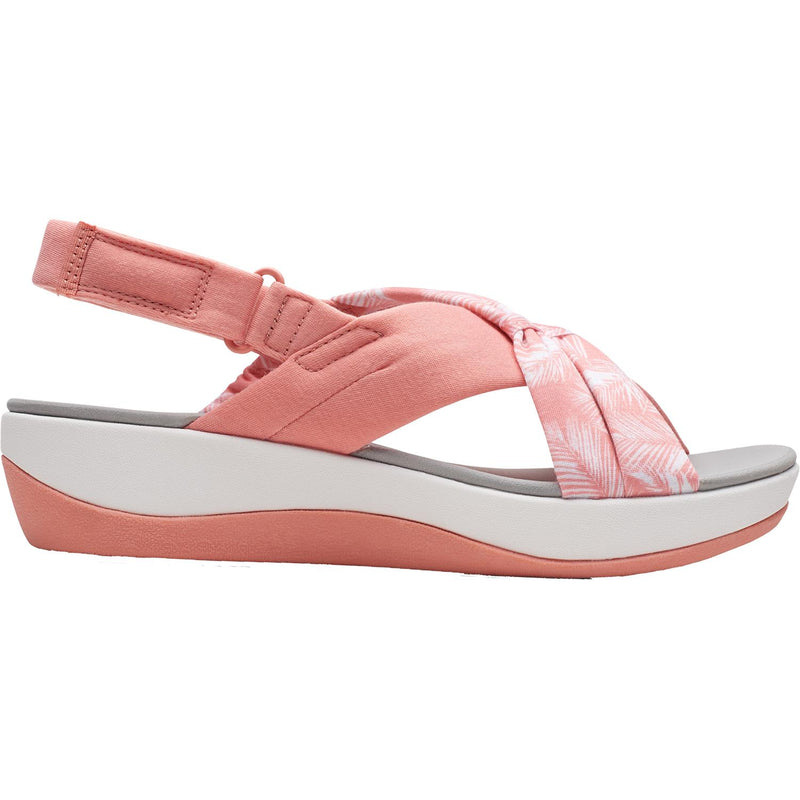 Women's Clarks Cloudsteppers Arla Belle Coral Print Fabric