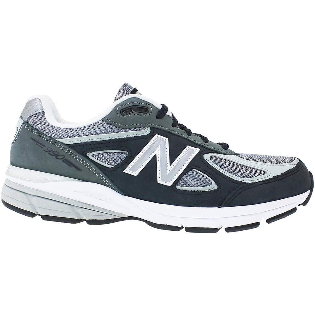 Mens New balance Men's New Balance M990XG4 Running Shoes Magnet/Silver Mink Pigskin/Mesh Magnet/Silver Mink Pigskin/Mesh