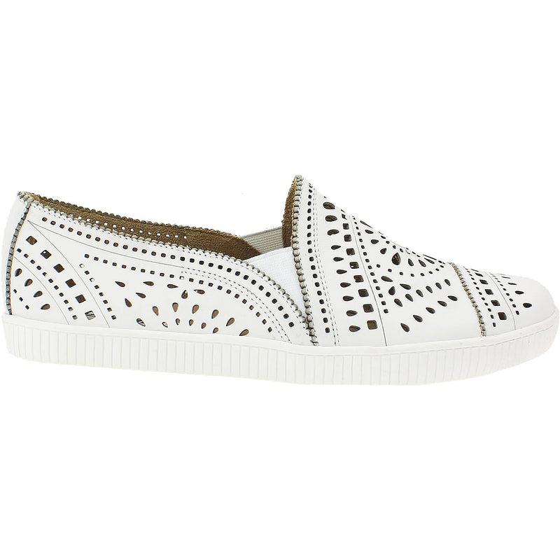 Women's Earth Tayberry White Leather