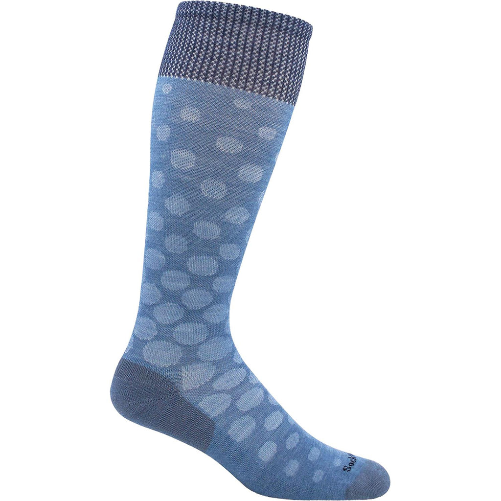 Womens Sockwell Women's Sockwell Spot On Knee High Socks 15-20 mmHg Bluestone Bluestone