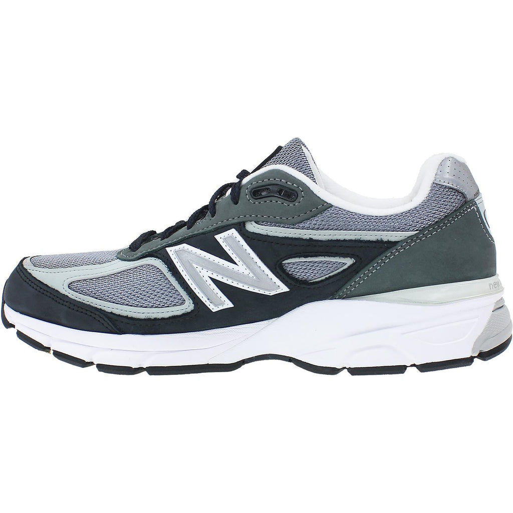 Mens New balance Men's New Balance M990XG4 Running Shoes Magnet/Silver Mink Pigskin/Mesh Magnet/Silver Mink Pigskin/Mesh